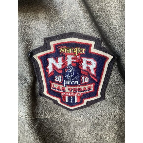 Wrangler NFR 2016 PRCA Limited Ed. Leather Jacket + Hat Sz 2XL Pro Rodeo Vegas - Picture 7 of 16